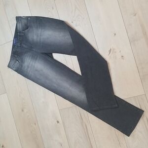 Chaps Women's grey 5 pocket denim madden straight leg jeans